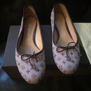 100% authentic Louis Vuitton ballerina flats